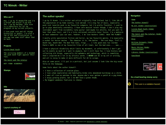 bio screenshot