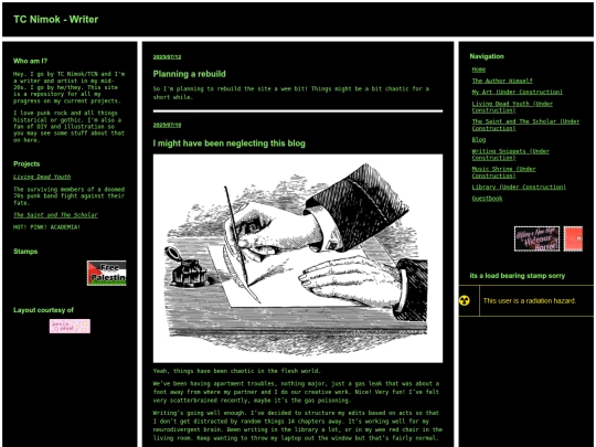 blog screenshot