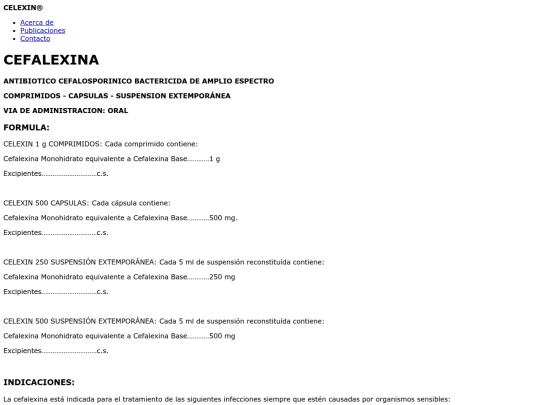 cefalexina screenshot