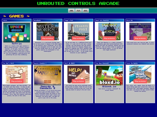 games screenshot