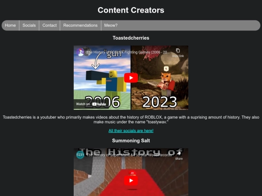 creators screenshot