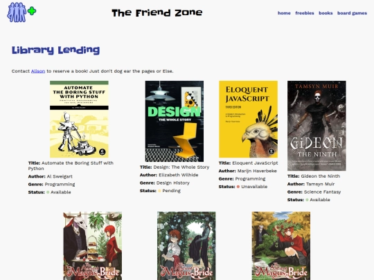 Assignment3/library screenshot