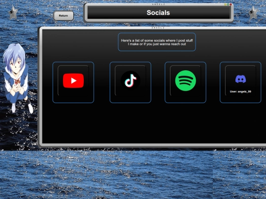 Socials screenshot
