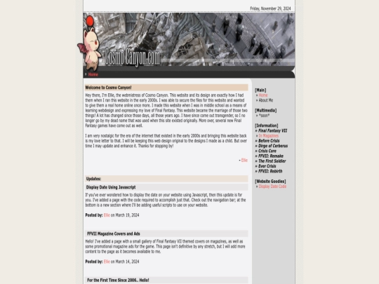 index screenshot