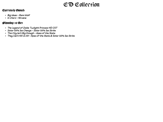 cdcollection screenshot