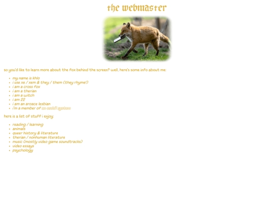 webmaster screenshot