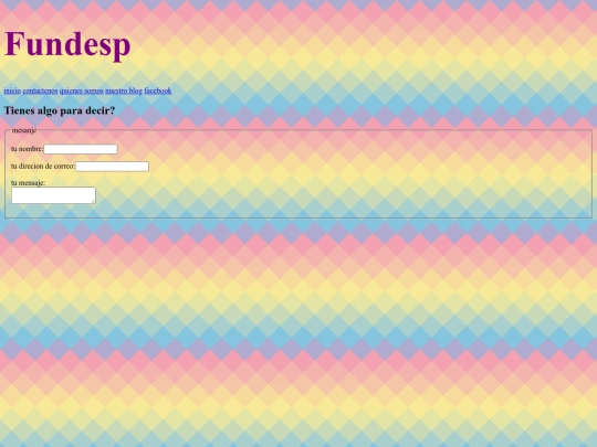 contactenos.index screenshot