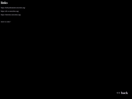 links screenshot