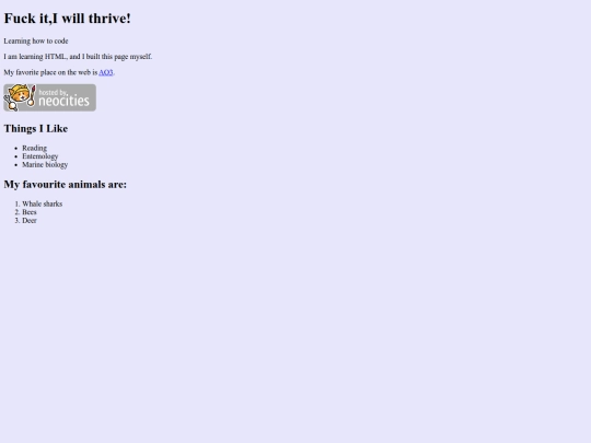 index screenshot