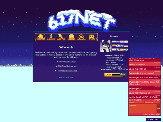home/about screenshot