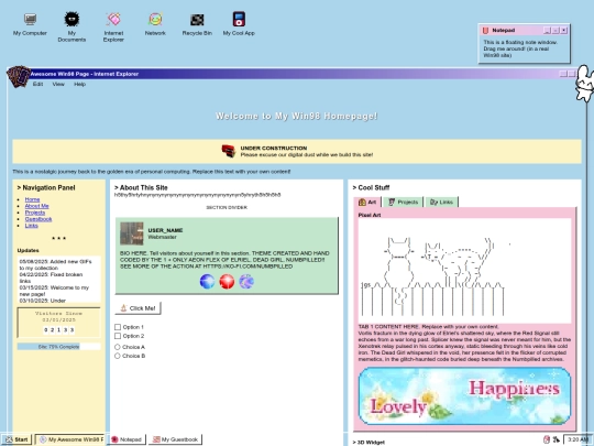 index screenshot