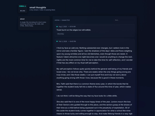 neocities_retro_microblog_single_file_html_css screenshot