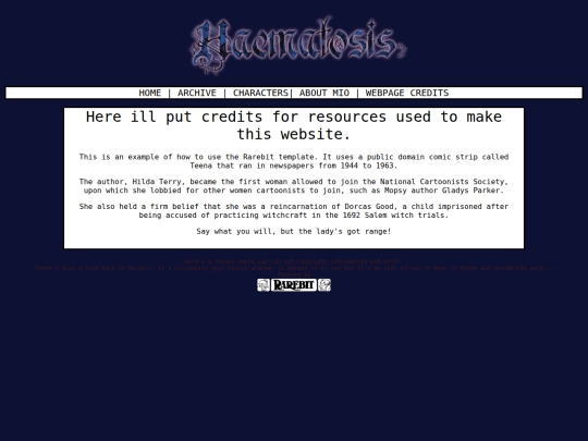 credits screenshot