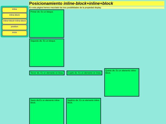 mezclaInlineBlock screenshot