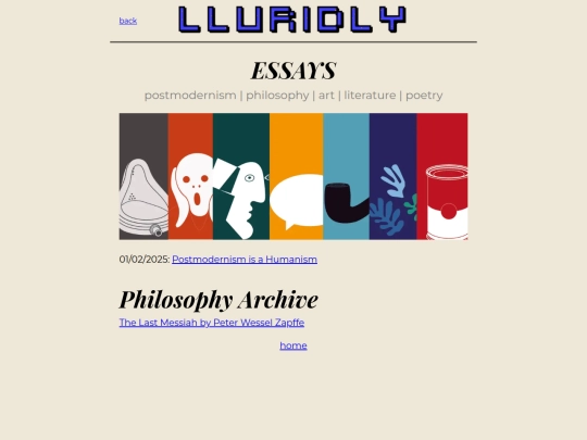 essays/essays_home screenshot