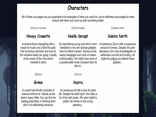 index screenshot