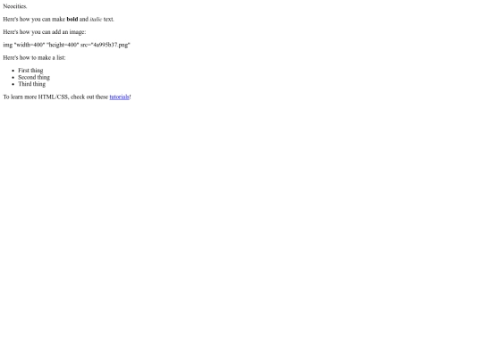 index screenshot