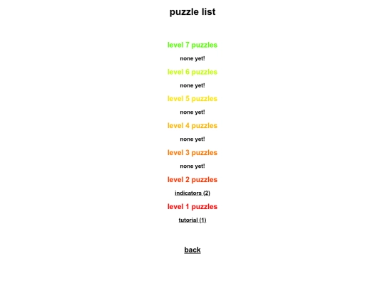 list screenshot
