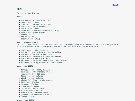 2023lists screenshot