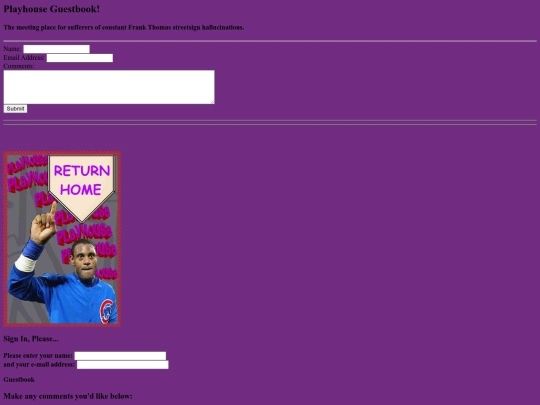guestbook screenshot