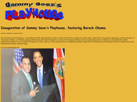 inauguration screenshot
