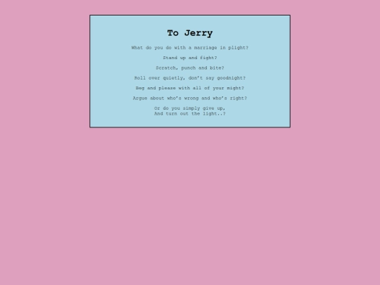 Poetry/ToJerry screenshot