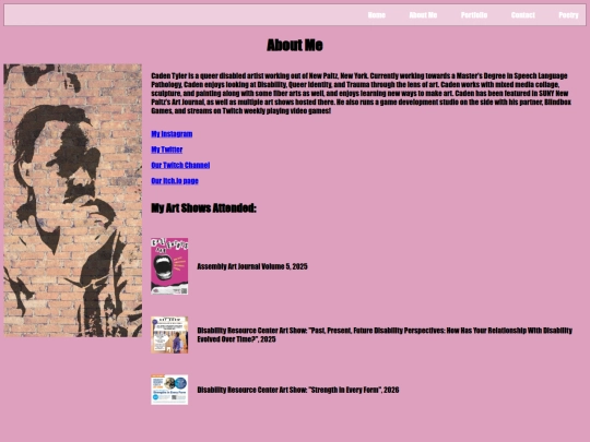 aboutme screenshot