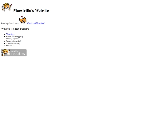 index screenshot