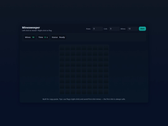 Minesweeper1 screenshot