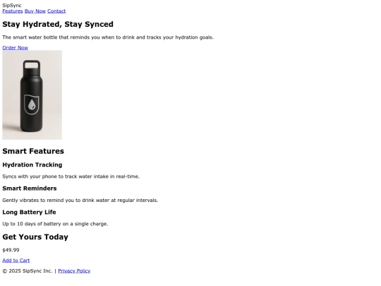 MockBottle screenshot