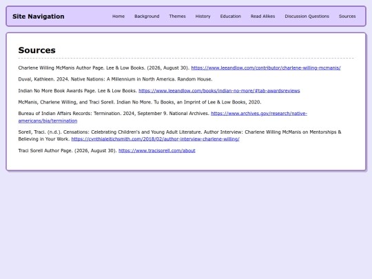 sources screenshot