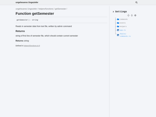 functions/helpers_functions.getSemester screenshot