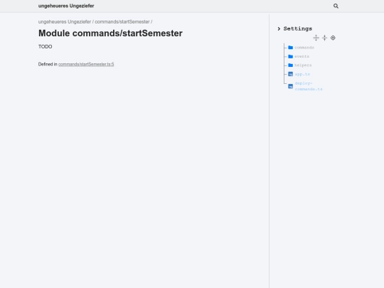 modules/commands_startSemester screenshot