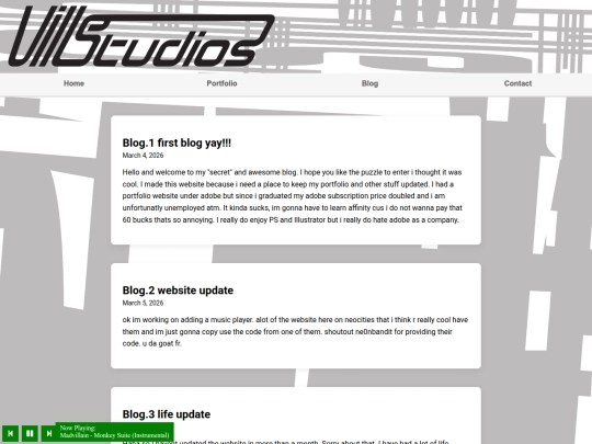 blog screenshot