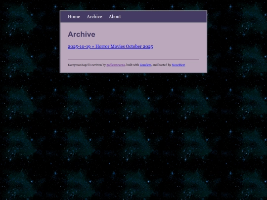 Blog/archive screenshot
