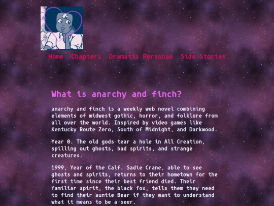 anarchy and finch (rewritten)/about screenshot