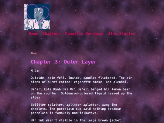 anarchy and finch (rewritten)/chapter3 screenshot