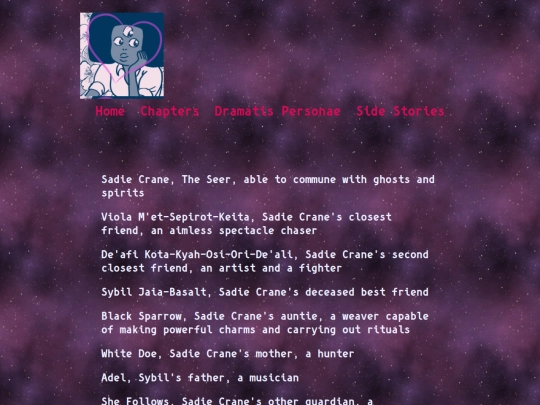 anarchy and finch (rewritten)/dramatispersonae screenshot