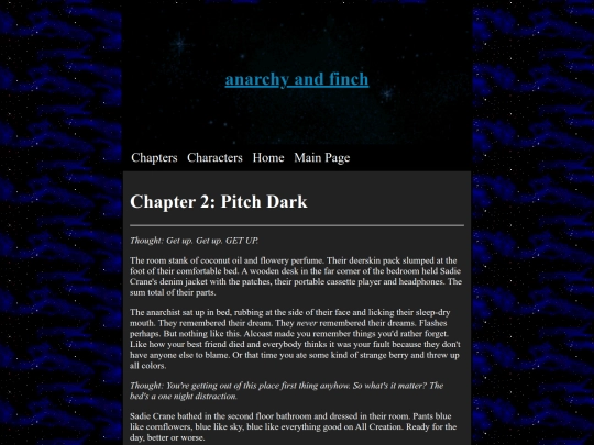 anarchyandfinch/chapter2 screenshot