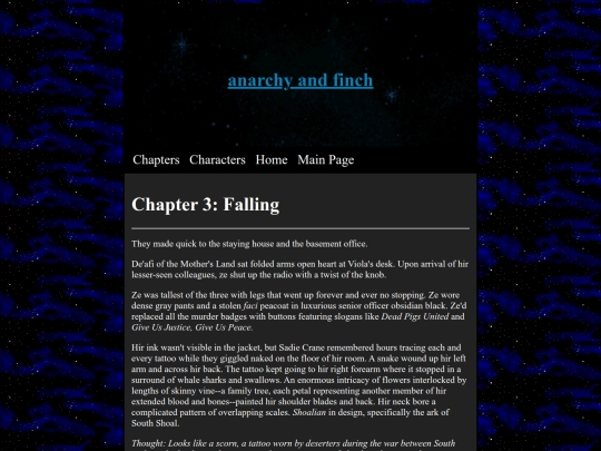 anarchyandfinch/chapter3 screenshot