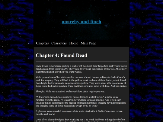 anarchyandfinch/chapter4 screenshot