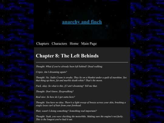 anarchyandfinch/chapter8 screenshot