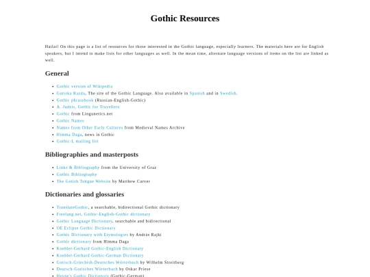 gothic/resources screenshot