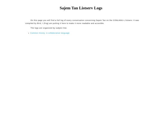 listserv screenshot