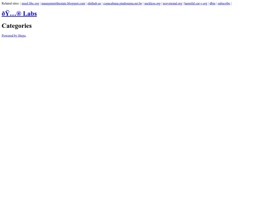 categories screenshot