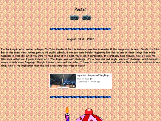 posts screenshot