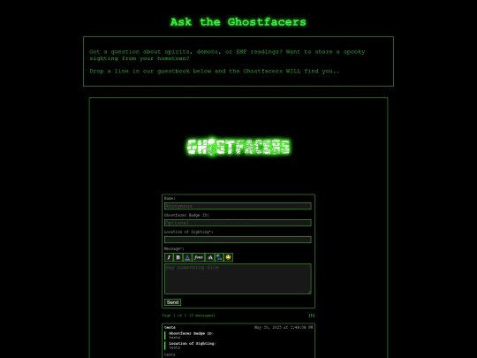 Contact screenshot