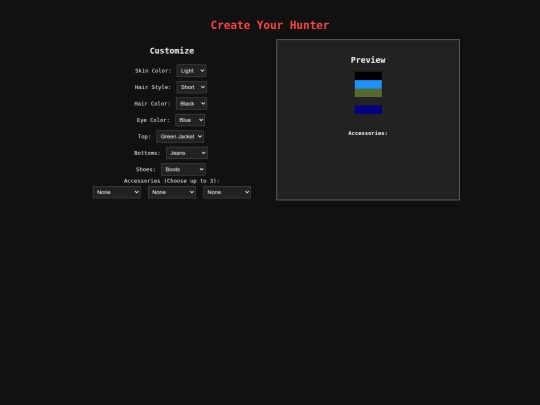 test screenshot