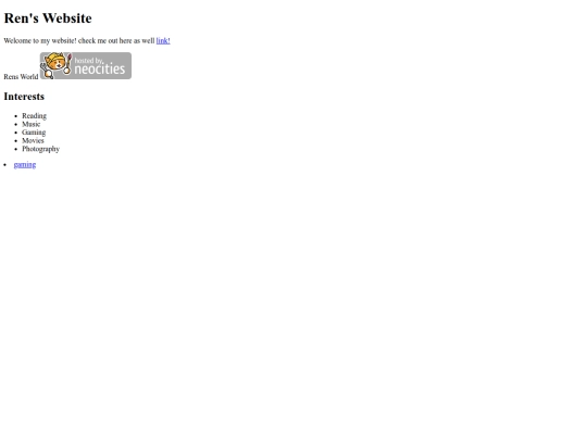 index screenshot