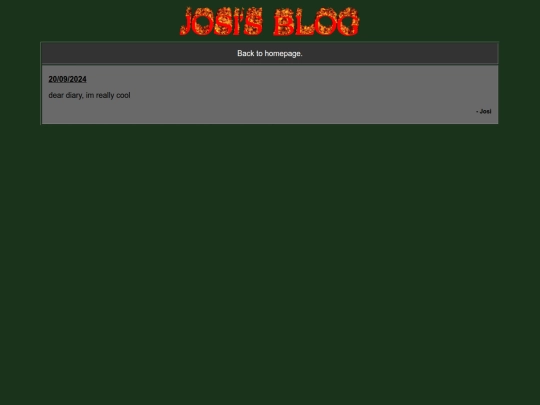 blog screenshot